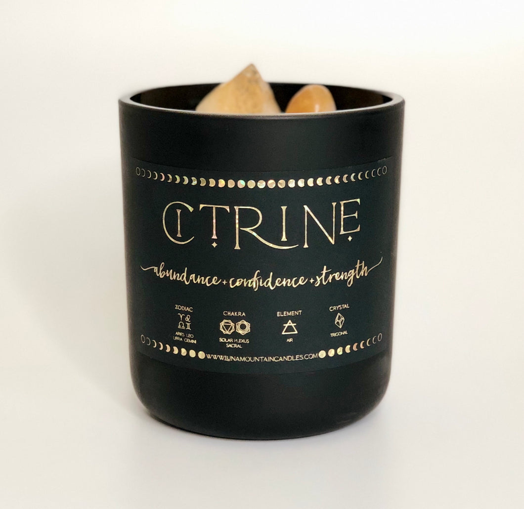 Citrine Intention Candle